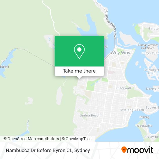 Nambucca Dr Before Byron CL map