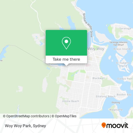 Woy Woy Park map