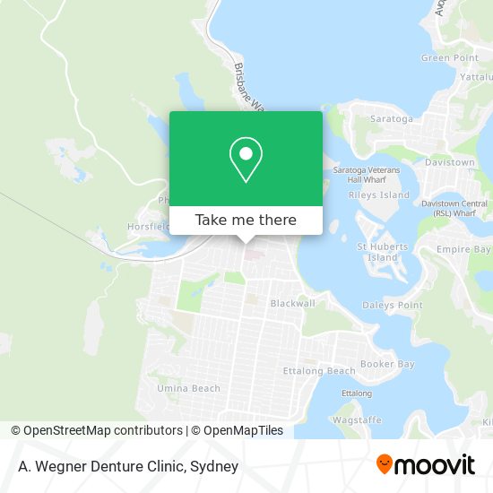 Mapa A. Wegner Denture Clinic