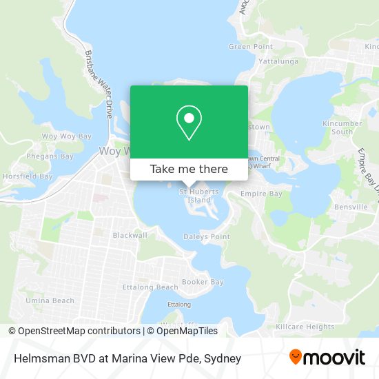 Mapa Helmsman BVD at Marina View Pde