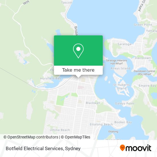 Botfield Electrical Services map