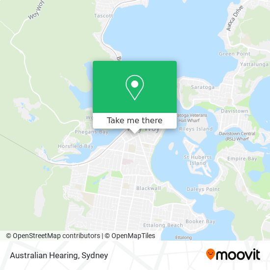 Australian Hearing map