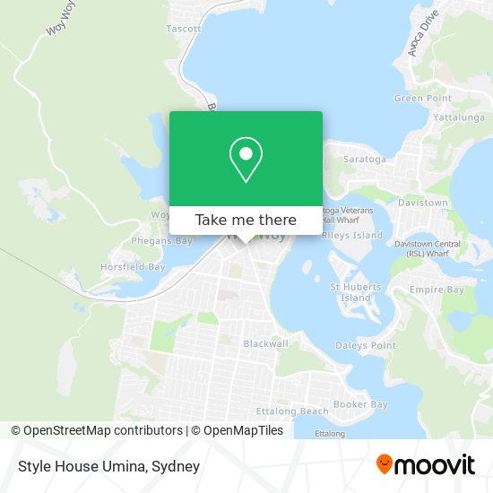 Style House Umina map