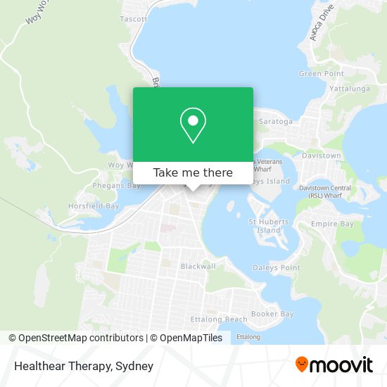 Healthear Therapy map