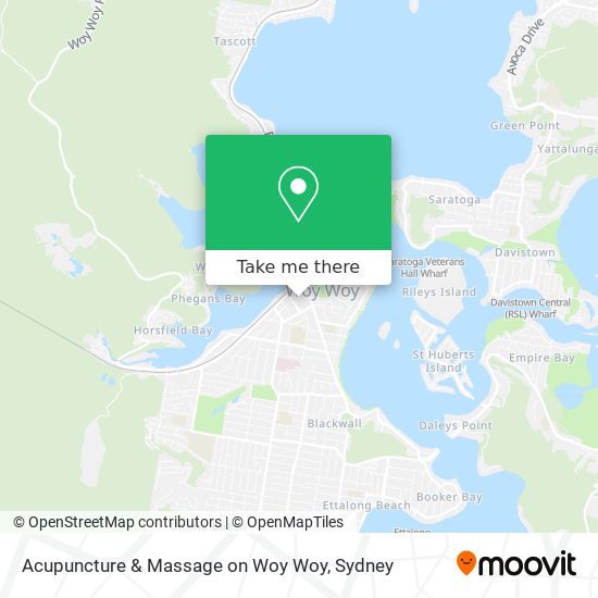 Acupuncture & Massage on Woy Woy map