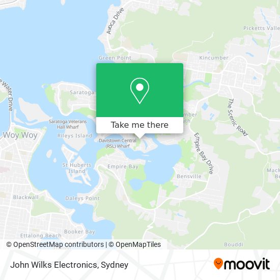 John Wilks Electronics map