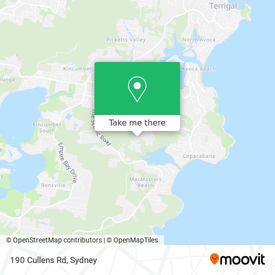 190 Cullens Rd map