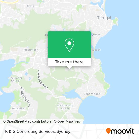 K & G Concreting Services map