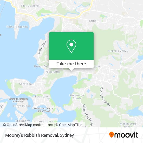 Moorey's Rubbish Removal map