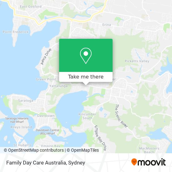 Family Day Care Australia map