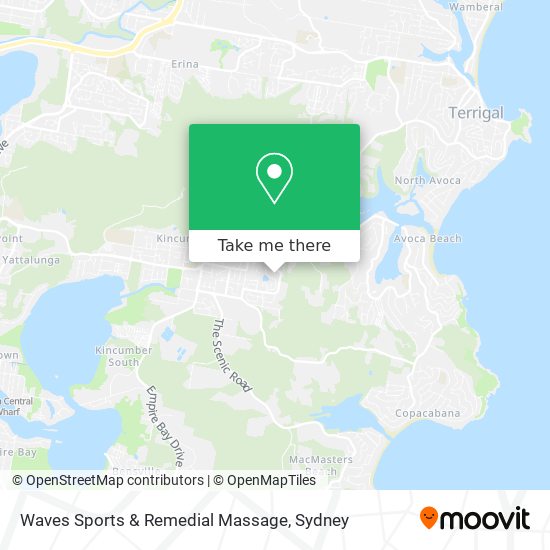 Waves Sports & Remedial Massage map