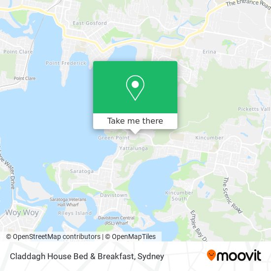 Claddagh House Bed & Breakfast map