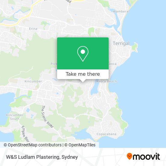 Mapa W&S Ludlam Plastering