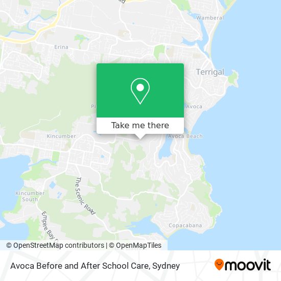Avoca Before and After School Care map