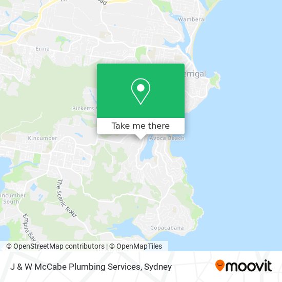 J & W McCabe Plumbing Services map