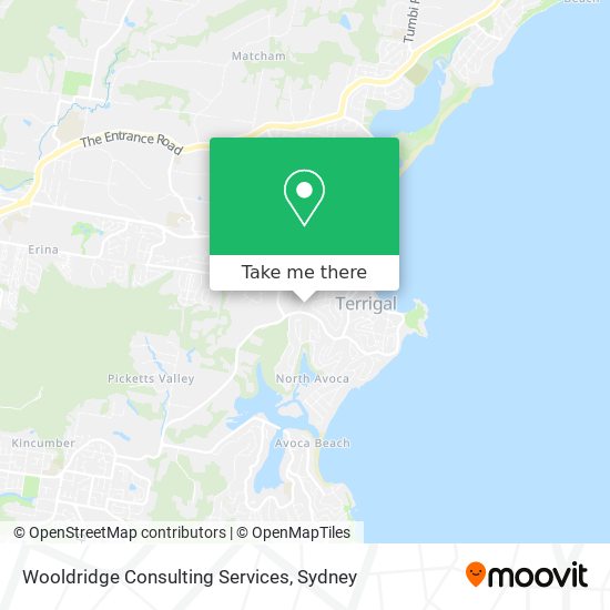 Mapa Wooldridge Consulting Services