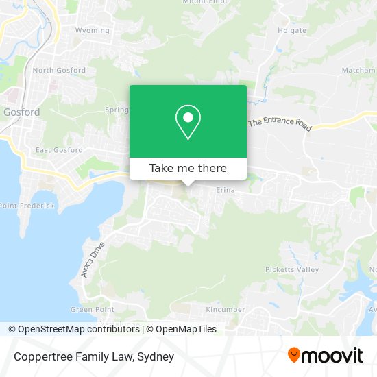 Coppertree Family Law map