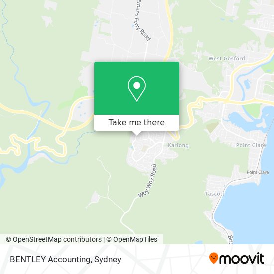 BENTLEY Accounting map