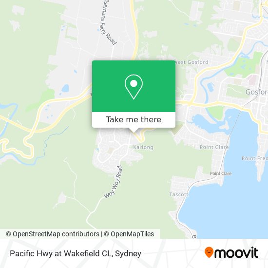 Pacific Hwy at Wakefield CL map