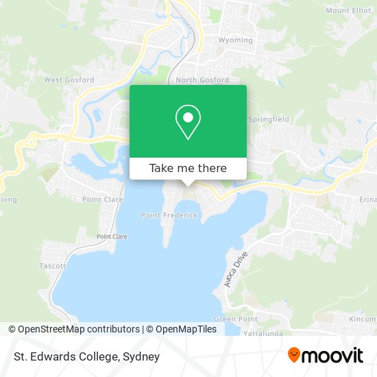St. Edwards College map