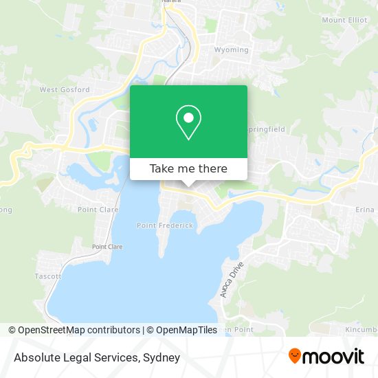 Absolute Legal Services map