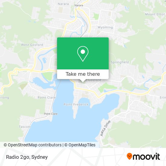 Radio 2go map