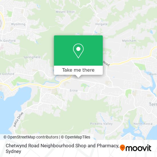 Mapa Chetwynd Road Neighbourhood Shop and Pharmacy