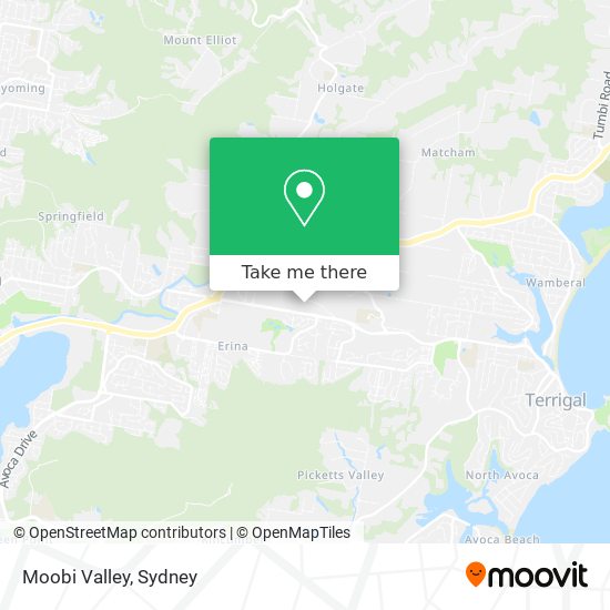 Mapa Moobi Valley