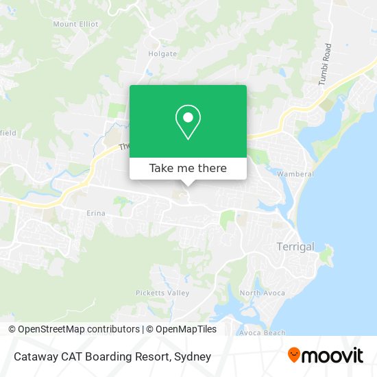 Cataway CAT Boarding Resort map