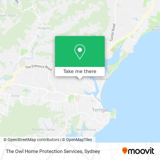 Mapa The Owl Home Protection Services