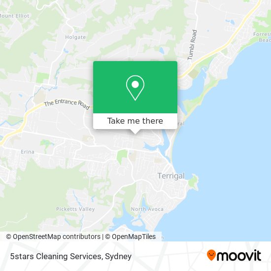 Mapa 5stars Cleaning Services