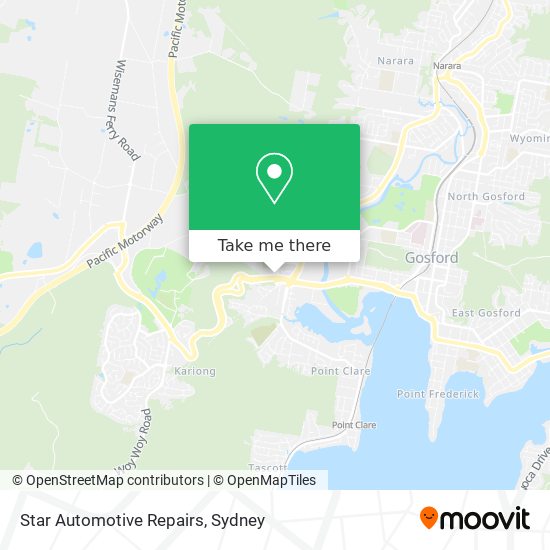 Star Automotive Repairs map