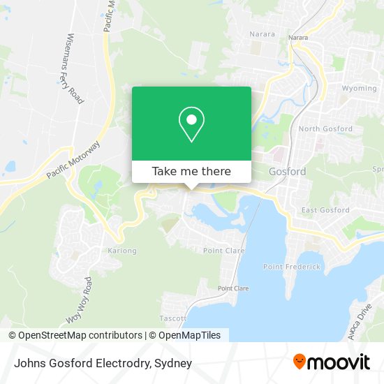 How to get to Johns Gosford Electrodry in West Gosford by Bus, Train or