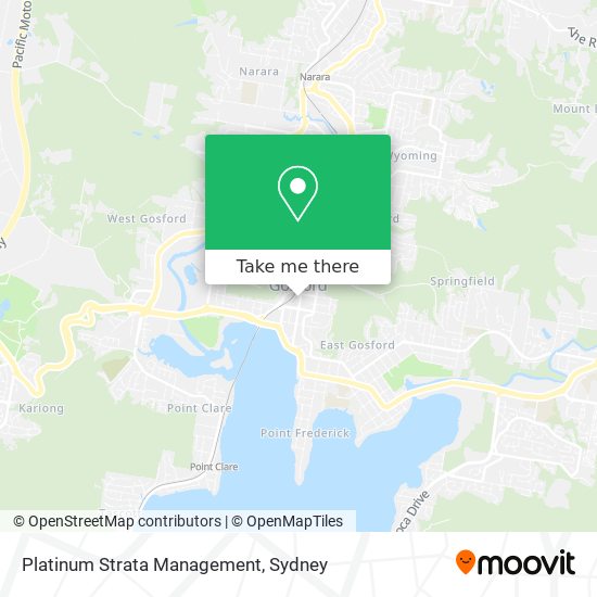 Platinum Strata Management map