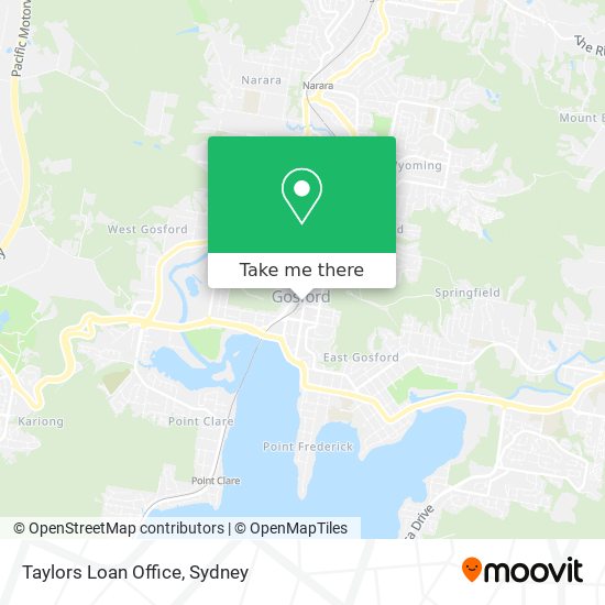 Taylors Loan Office map