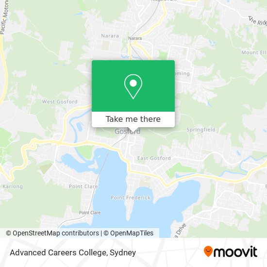 Mapa Advanced Careers College