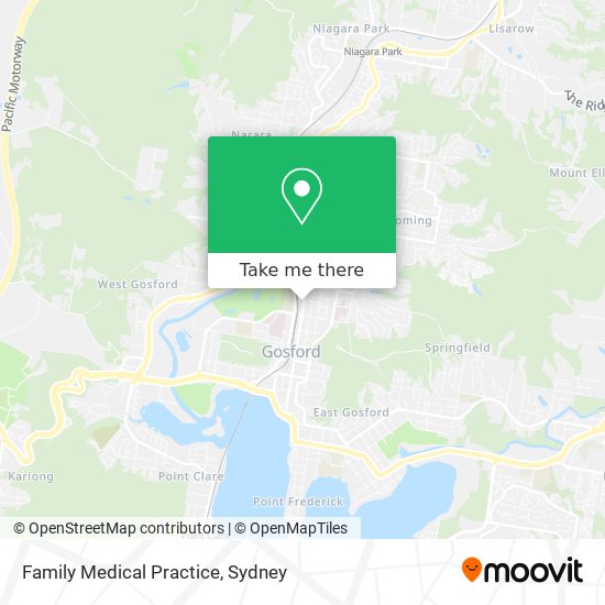 Family Medical Practice map