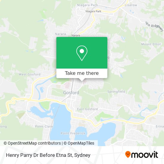 Henry Parry Dr Before Etna St map