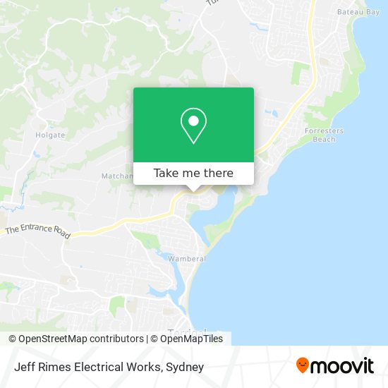 Mapa Jeff Rimes Electrical Works