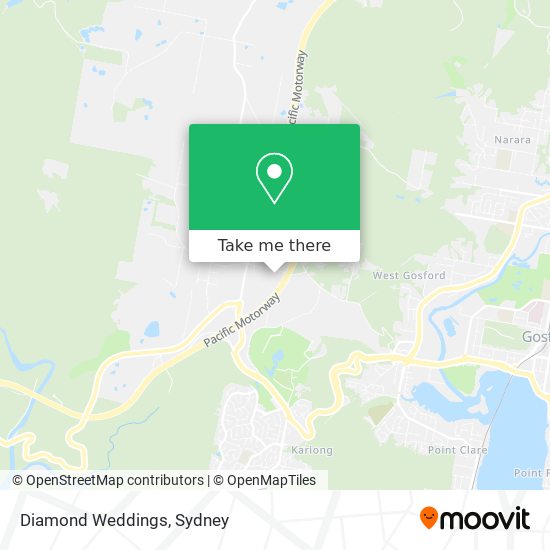 Mapa Diamond Weddings