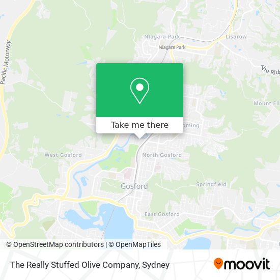 The Really Stuffed Olive Company map