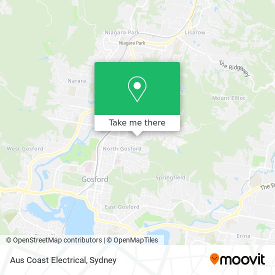 Aus Coast Electrical map