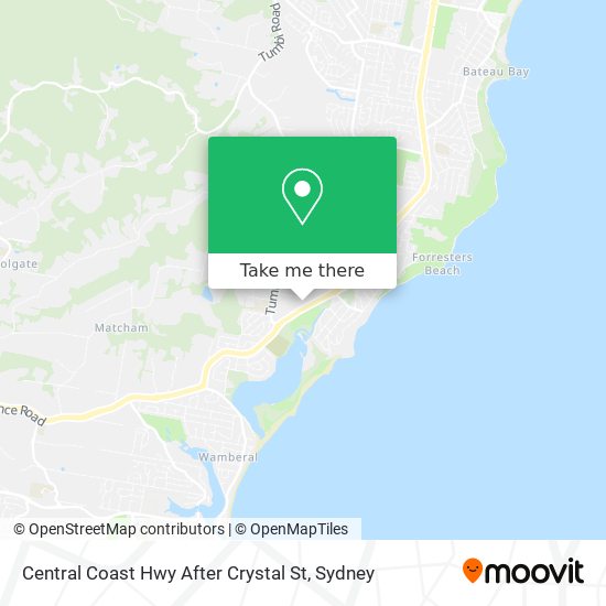 Central Coast Hwy After Crystal St map