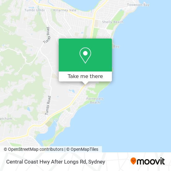 Central Coast Hwy After Longs Rd map