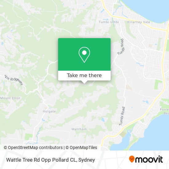 Wattle Tree Rd Opp Pollard CL map