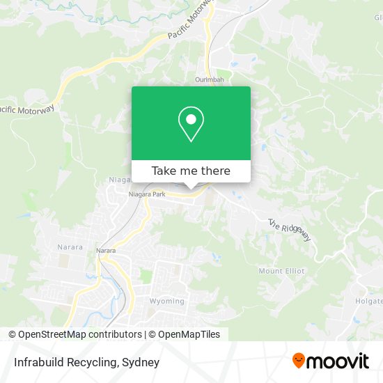 Infrabuild Recycling map