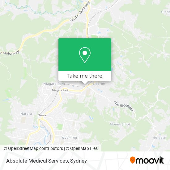 Absolute Medical Services map