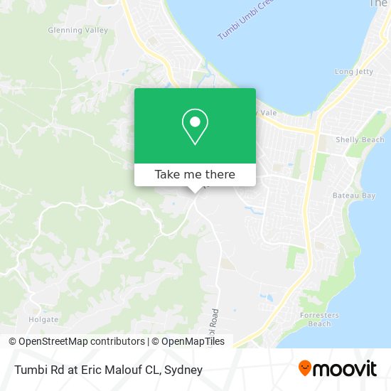 Tumbi Rd at Eric Malouf CL map
