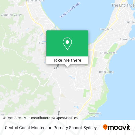 Mapa Central Coast Montessori Primary School