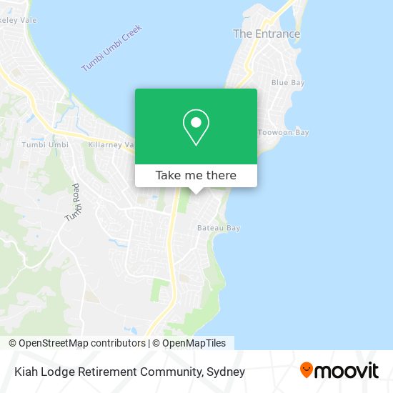 Kiah Lodge Retirement Community map